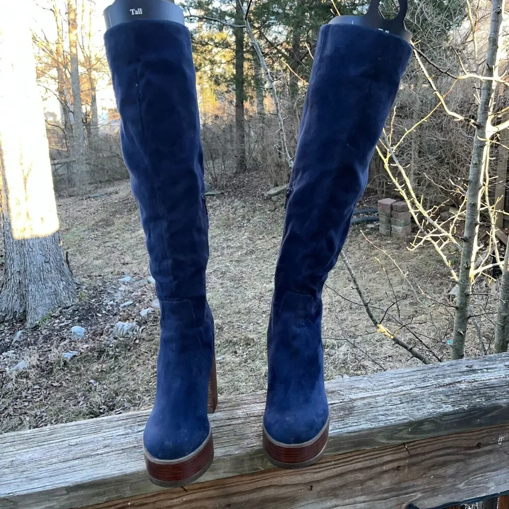 Charmed 70s Knee High Boots by Asos Size 5